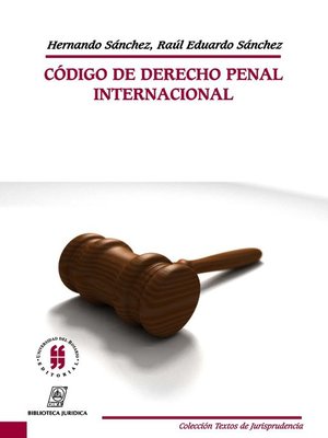 cover image of Código de derecho penal internacional